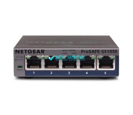 NETGEAR GS105E 5xGE L2 Managed Switch