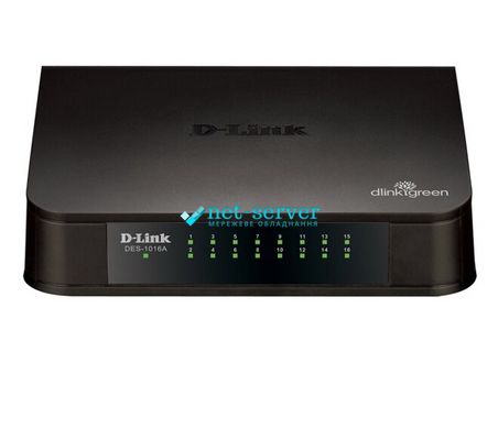 Switch D-Link DES-1016A 16xFE, Desktop, Unmanaged
