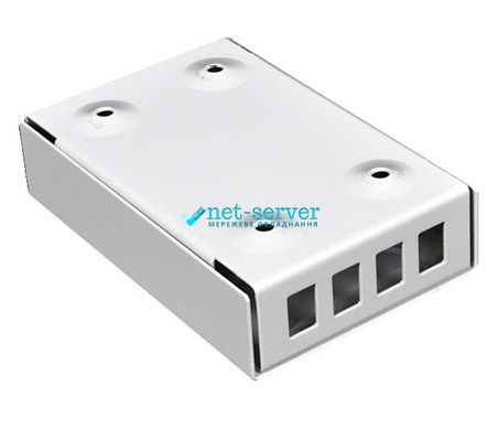 Mini Box for 4 SC-Simplex Adapter, Gray UA-FOBS4SCS-G