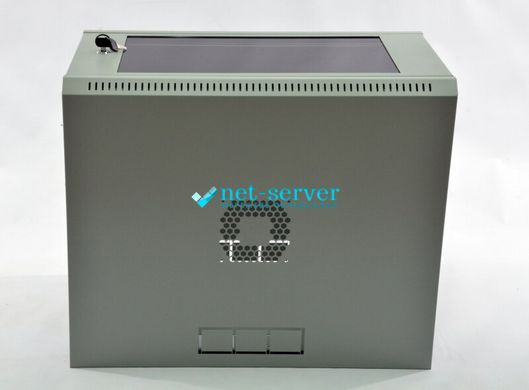 Wall-mounted server cabinet 19", 6U, 373x600x500mm (H*W*D), collapsible, gray, UA-MGSWL65G
