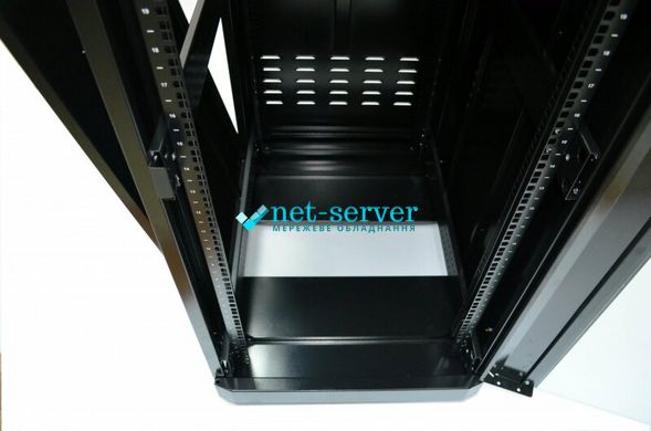 Шкаф серверный напольный 19", 24U, 1160х610х865мм (Ш*Г), разборной, черный UA-MGSE2468MB