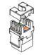 Модуль Keystone UTP 180&deg;, cat.6, Dual Type IDC, колір білий Premium Line 106121010