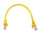 Patch cord 0.25m, UTP, cat.5e, RJ45, copper, yellow CORD-0.25M-YEL