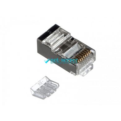 Network connector RJ45, 8p8c, STP, cat.6 with insert