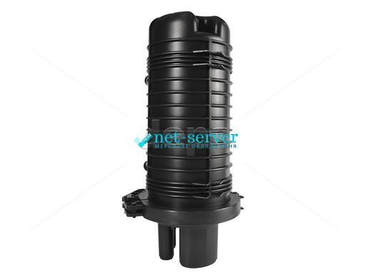 Фото Муфта колпакового типа до 96 волокон, 4 вводов, 4 сплайс-кассет Crosver FOSC-ТА400/24-1-24 &ndash; купить с доставкой по Украине в интернет-магазине Net-server