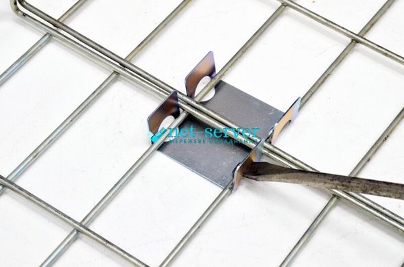З'єднувачний елемент сітчастого лотка 50мм, "Метелик", нержавіюча сталь CMS-CB50Z