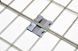 Connector for mesh tray 50mm, "Butterfly", stainless steel CMS-CB50Z