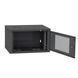 Серверна шафа IP 19" 6U 600x600 розбірна, перфорована, чорна