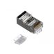 Network connector RJ45, 8p8c, STP, cat.6 with insert