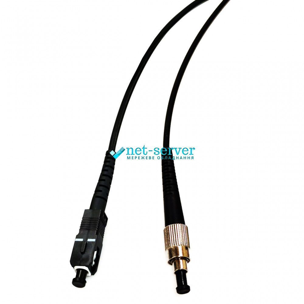 Simplex Upc Ua Оптичний патчкорд SC/UPC-FC/UPC, ОМ3, 2м, чорний Simplex UPC-2SCFC(MM)D ...