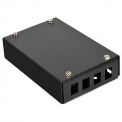 Мини-бокс для 4 SC-Simplex адаптера, черный UA-FOBS4SCS-B
