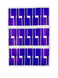, Фиолетовый, Net-server, 84 х 26