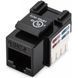 Фото Модуль Professional Keystone RJ-45, UTP, сat.6, вузький, неекранований, безінструментального чорний DN-93601 &ndash; купити з доставкою по Україні в інтернет-магазині Net-server