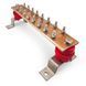 Copper busbar insulator with M6 bolts