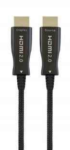 Photo of Patch cord HDMI 2.0, 50m, with signal transmission over optical cable (AOC) Cablexpert CCBP-HDMI-AOC-50M &ndash; buy online with delivery across Ukraine at Net-server