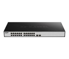 Switch D-Link DGS-1026X 24x1GE, 2xSFP+, Unmanaged, QoS