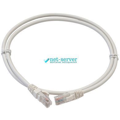 Фото Патч-корд 0.5м, U/UTP, cat.6А, RJ45, медь, белый, L&W ELECTRONICAL LW-PC0001-C6A-050WH &ndash; купить с доставкой по Украине в интернет-магазине Net-server
