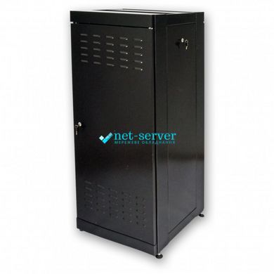 Шкаф серверный напольный 19", 28U, 610х675мм (Ш*Г), разборной, черный, UA-MGSE2866MB