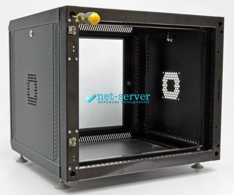 Фото Поворотная рама для шкафа MGSWA 12U, черная UA-MGSWA-RF12B &ndash; купить с доставкой по Украине в интернет-магазине Net-server