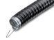 Metal hose &Oslash; 50mm insulated black with 10m broach