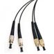 Optical patch cord FC/UPC-FC/UPC, OM3, 20m, black Duplex UPC-20FCFC(MM)D(ON)BK
