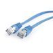 Патч-корд мережевий FTP Cat 5e Cablexpert PP22-1M/B, 1 м, синій, RJ45-RJ45, литий, 50u, з фіксатором
