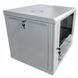 19" wall cabinet, 12U, W600xH350xH637, collapsible, economy, glass, gray ES-E1235G