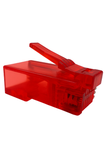 Photo of Network connectors of pass-through type RJ45, 8p8c, UTP, cat.6 red &ndash; buy online with delivery across Ukraine at Net-server