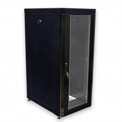 Floor-standing server cabinet 19", 28U, 610x865mm (W*D), knockdown, black, UA-MGSE2868MB