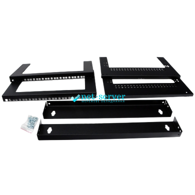 Photo of Wall-mount bracket 19" 4U, depth 280...480mm, black, CMS-WB4U-480V-BK &ndash; buy online with delivery across Ukraine at Net-server