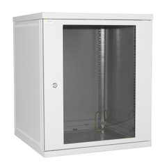 Серверный шкаф IP 19" 18U 600x450 разборной, закаленное стекло, серый