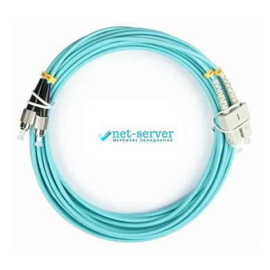 Optical patch cord SC/UPC-FC/UPC, MM(OM3), 2m, Duplex