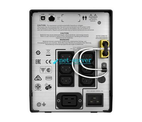 Фото Джерела безперебійного живлення (ДБЖ) APC Smart-UPS C 2000VA LCD &ndash; купити з доставкою по Україні в інтернет-магазині Net-server