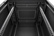 IP 18U 600x600 wall-mounted server cabinet, perforated doors, black, С-18U-06-06П-BK
