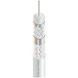 Coaxial cable 3С2V Cu (white) 0.5 mm copper screen 75 Ohm 100 m Dialan