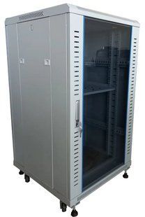 Фото Шафа підлогова 20U, 19&rdquo;, 600x600 (Ш*Г), розбірна, Hypernet FNC-20U-FLAT-АС &ndash; купити з доставкою по Україні в інтернет-магазині Net-server