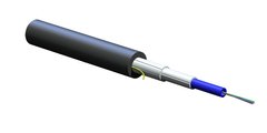 Fiber optic cable U-BQ(ZN)BH, 4G50, OM2, LSZH™/FRNC, monotube, diel. protection, Corning 004TSZ-T3131D2G