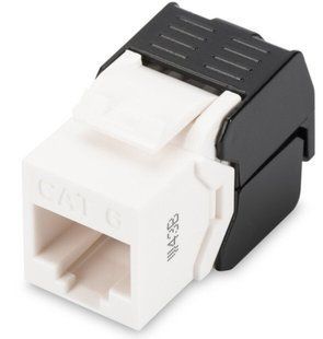 Фото Модуль Professional Keystone RJ-45, UTP, сat.6, вузький, неекранований, безінструментального білий DN-93603 &ndash; купити з доставкою по Україні в інтернет-магазині Net-server