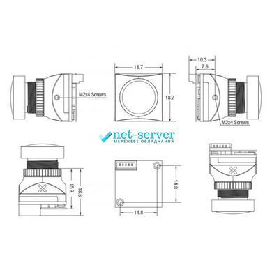 Photo of Camera for FPV drone Foxeer Micro Night Cat 3 1200TVL 1/3" CMOS 0.00001lux &ndash; buy online with delivery across Ukraine at Net-server