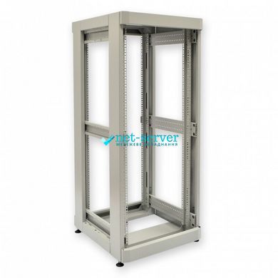 Floor-standing server cabinet 19", 28U, 610x675mm (W*D), knockdown, gray, UA-MGSE2866MG