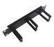 Cable organizer 10", 1U, with plastic rings