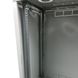 Wall cabinet 19", 15U, W600xH500xH773, collapsible, economy, glass, gray ES-E1550G