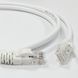 Патч-корд 0.5м, U/UTP, cat.6, RJ45, мідь, білий, L&W ELECTRONICAL LW-PC0001-C6-050WH