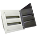 Distribution boards 36 modules of the Golf series. Protection degree IP 41, Protection class 2 Hager VF218TD