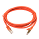 Patch cord 0.5m, S/FTP, cat.6A, RJ45, copper, red, Electronical PC005-C6A-050RD
