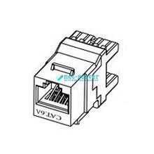 Фото Модуль Keystone UTP вузький 180&deg;, cat.6A, Dual Type IDC, колір білий Premium Line 109121010 &ndash; купити з доставкою по Україні в інтернет-магазині Net-server