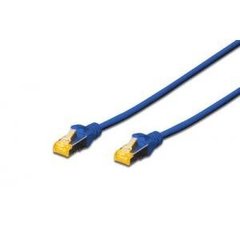 Patch cord molded 5m, cat.6A, S-FTP, AWG 26/7 blue DIGITUS DK-1644-A-050/B
