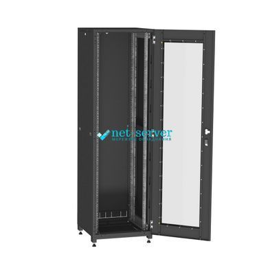 Photo of IP 42U 600x600 Floor-standing Server Cabinet with Perforated Doors, Black &ndash; buy online with delivery across Ukraine at Net-server