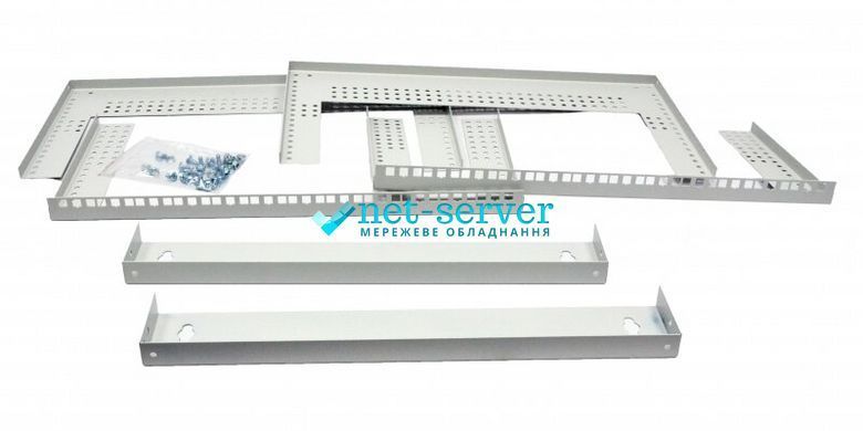 Фото Кронштейн настінний 19" 9U, глубина 280...480мм, сірий, CMS-WB9U-480V-GR &ndash; купити з доставкою по Україні в інтернет-магазині Net-server