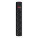 Surge protector Gembird 1.8 m. 5 sockets with switch black SPG5-G-6B